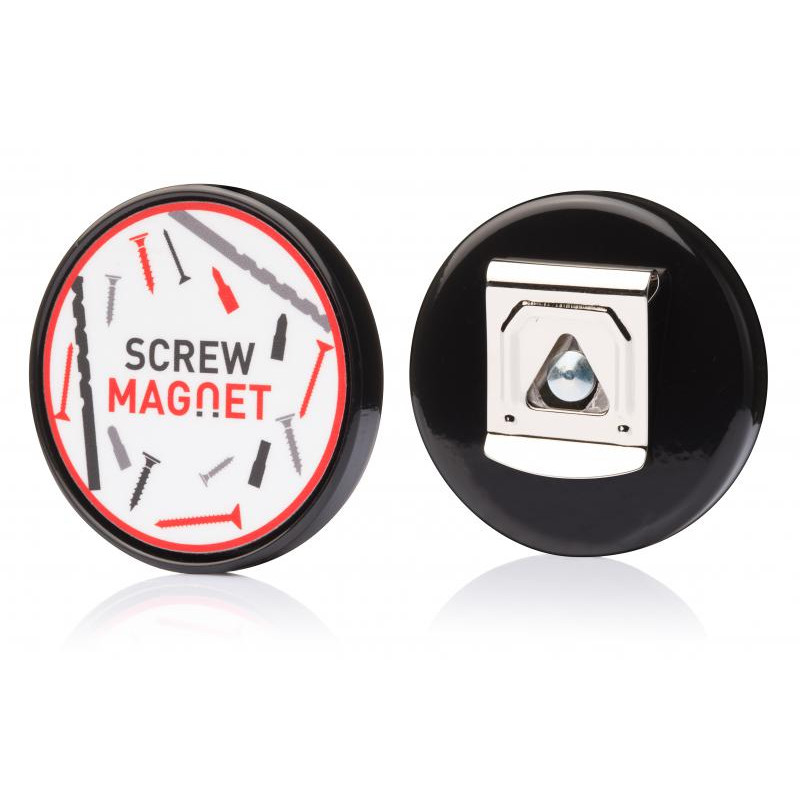 Aimant à fixer sur sa ceinture ou sa sacoche pour y aimanter des vis ou embouts afin qu'ils soient facilement à portée de main