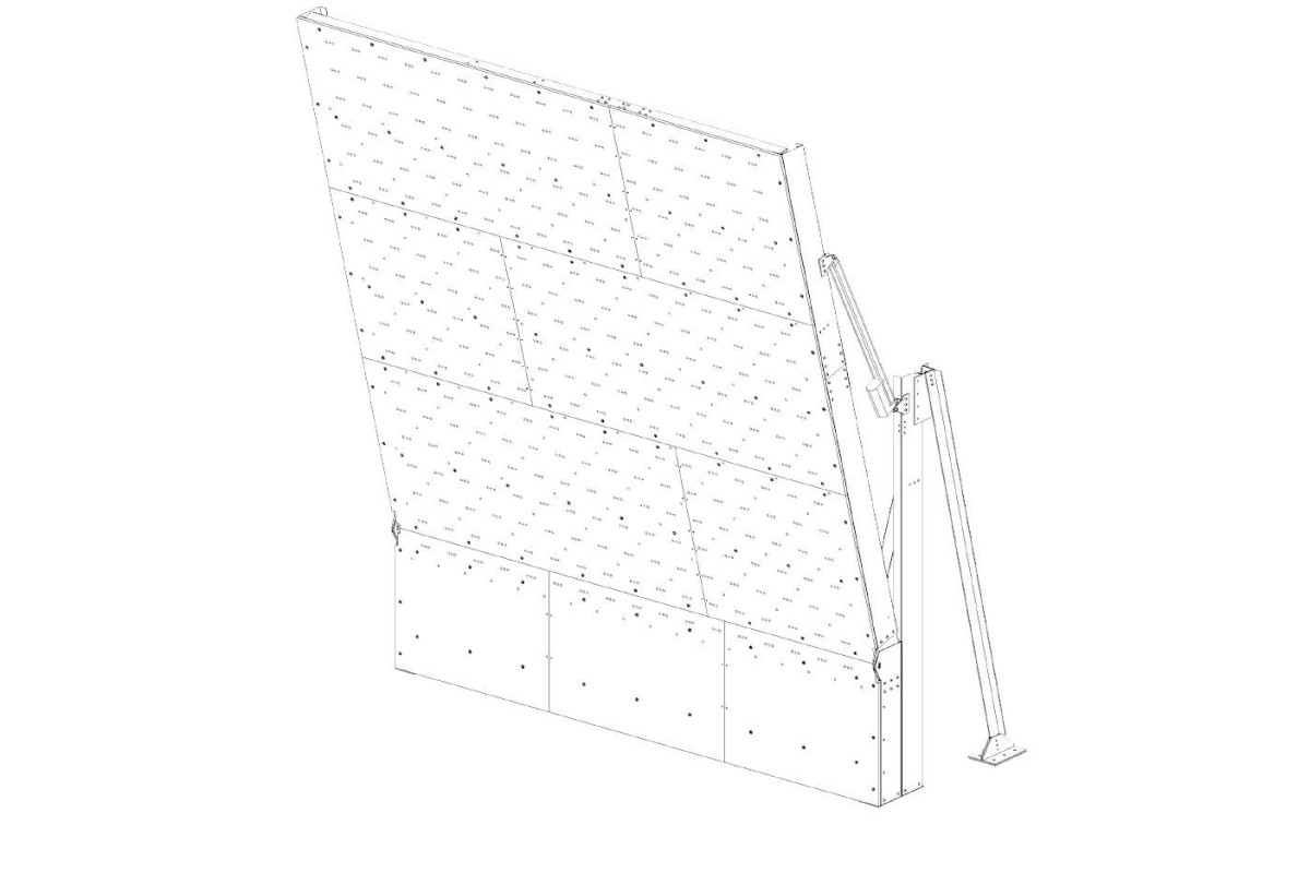 Mur inclinable DIY 12x12