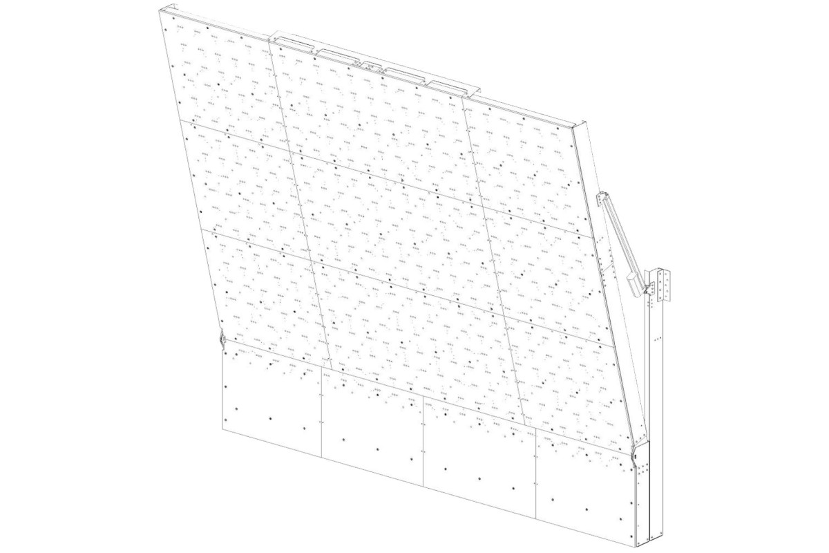 Mur inclinable DIY 16x12
