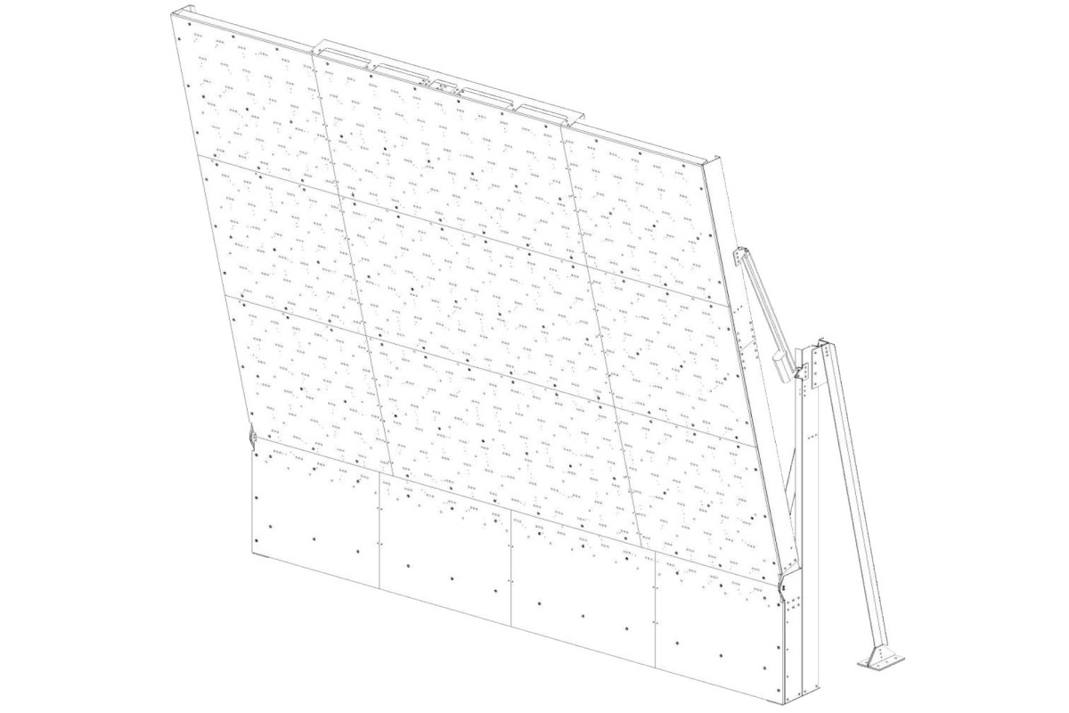 Mur inclinable DIY 16x12