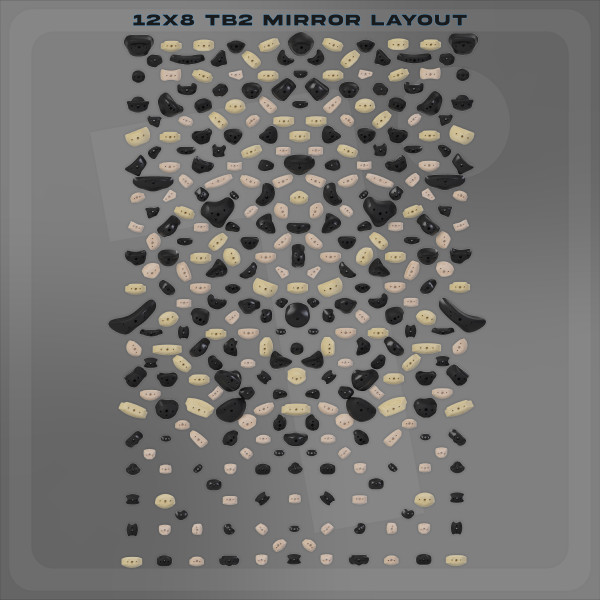Tension Board 12x8 (prises+leds)