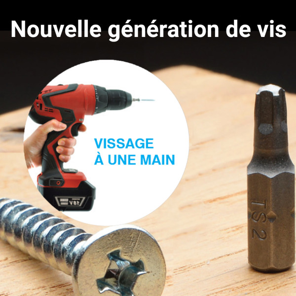 Vis Toospeed 5x50 mm - Pack de 200