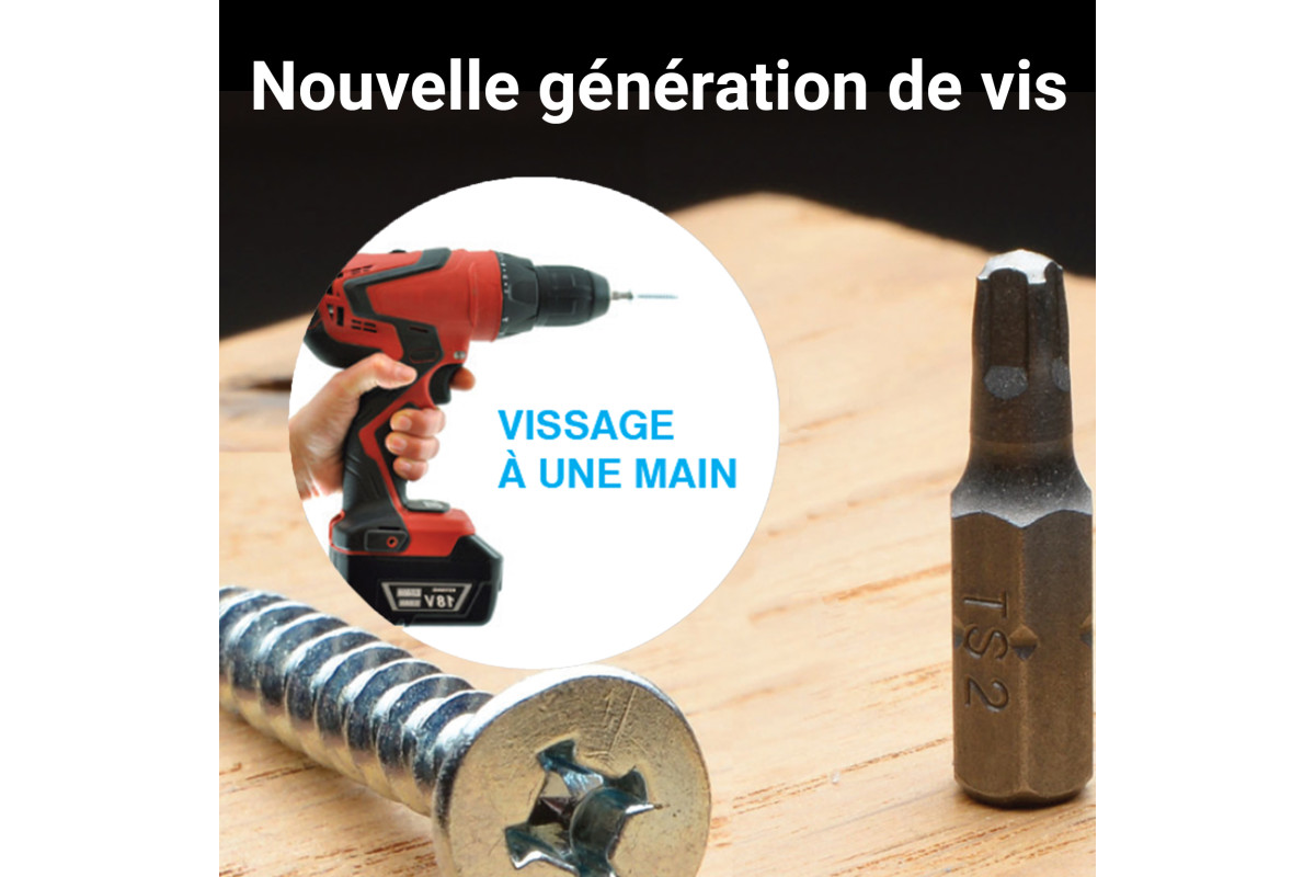 Vis Toospeed 4x30 mm - Pack de 500