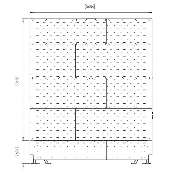 Mur inclinable 12x12