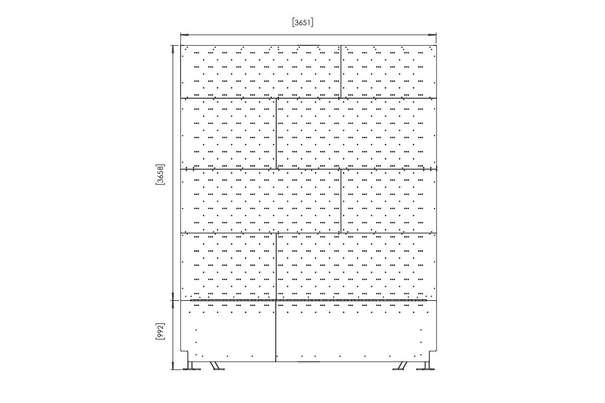 Mur inclinable 12x12