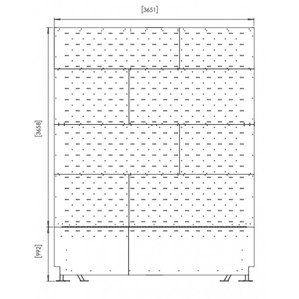 Mur inclinable 12x12