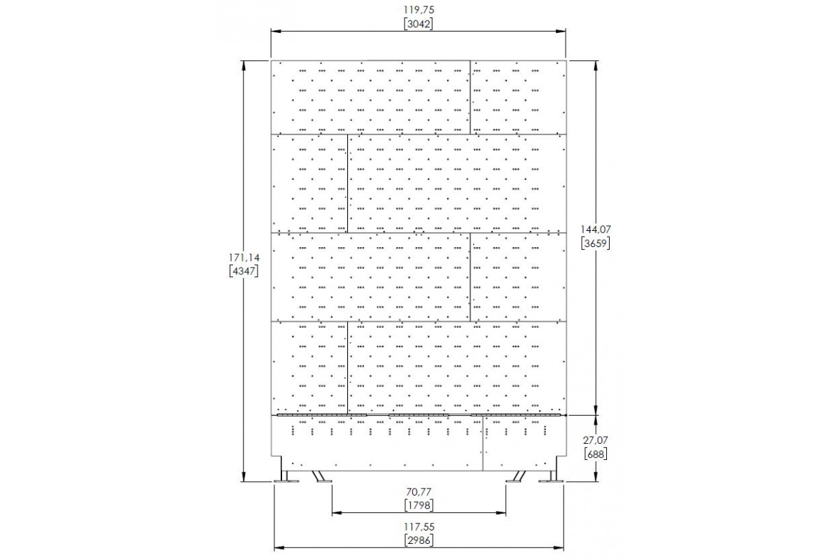 Mur inclinable 10x12